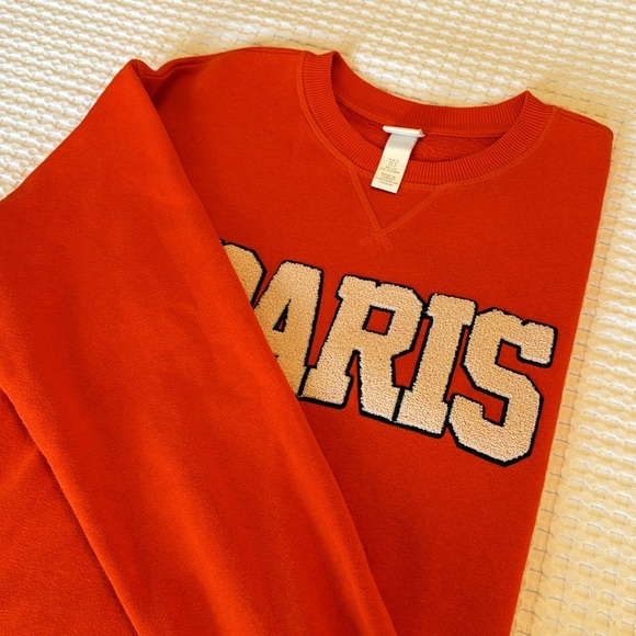 H&M Paris Sweatshirt Size Small - Picture 2 of 3